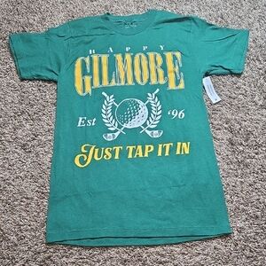 Happy Gilmore Adam Sandler Small 34/36 Just Tap It In Shirt Top Universal City